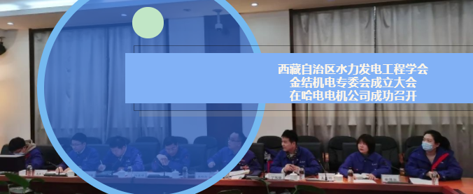 西藏自治区水力发电工程学会金结机电专委会成立大会在哈电电机公司成功召开